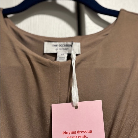 Old Navy The Occasion Twist-Front Maxi Dress – NWT – Size XL –Sedimentary - Picture 14 of 16